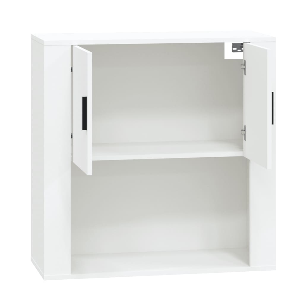 Wandschrank Weiß 80x33x80 cm Holzwerkstoff