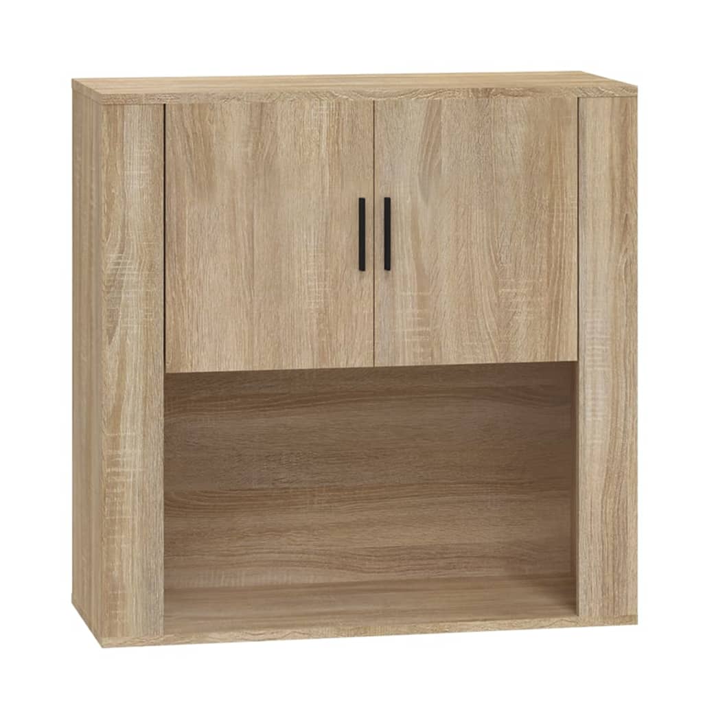 Wandschrank Sonoma-Eiche 80x33x80 cm Holzwerkstoff