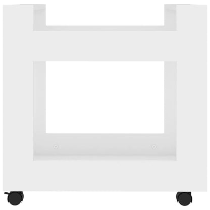 Bürowagen Weiß 60x45x60 cm Holzwerkstoff