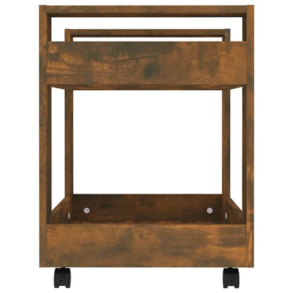 Bürowagen Räuchereiche 60x45x60 cm Holzwerkstoff