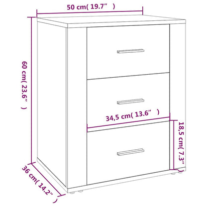 Nachttisch Sonoma-Eiche 50x36x60 cm Holzwerkstoff