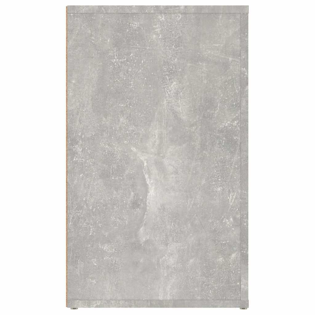 Nachttisch Betongrau 50x36x60 cm Holzwerkstoff