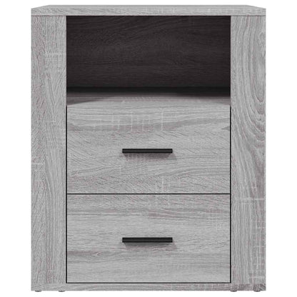 Nachttisch Grau Sonoma 50x36x60 cm Holzwerkstoff