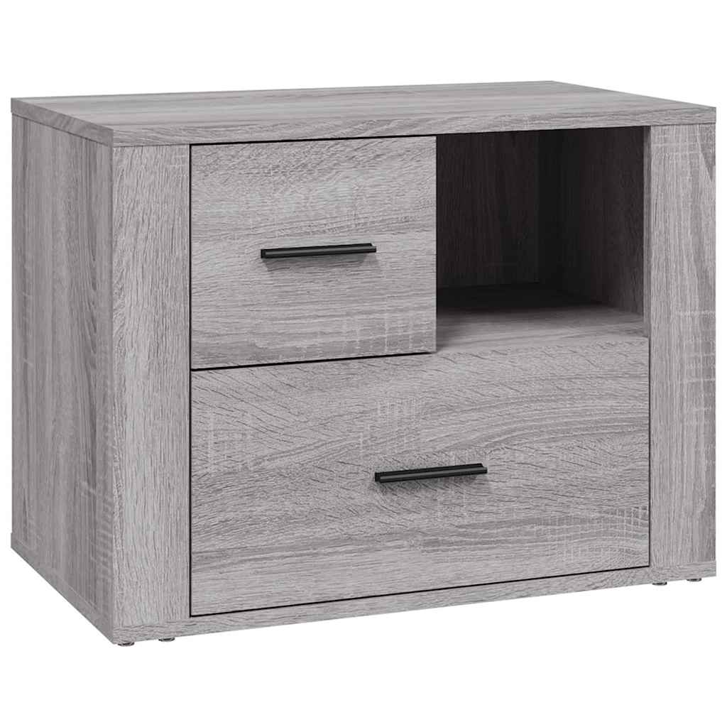 Nachttisch Grau Sonoma 60x36x45 cm Holzwerkstoff