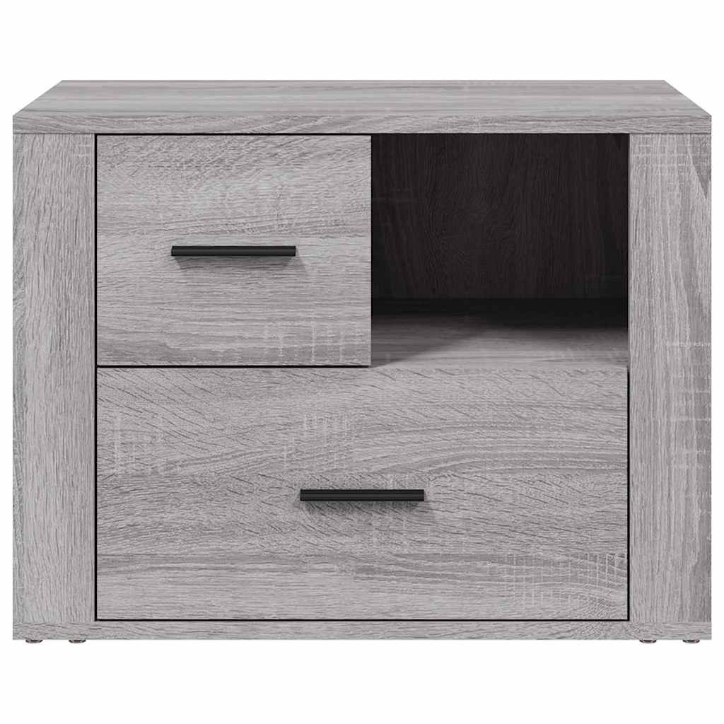 Nachttisch Grau Sonoma 60x36x45 cm Holzwerkstoff