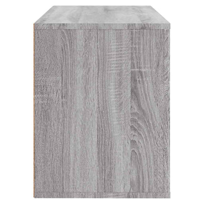 Schuhschrank Grau Sonoma 80x35x45 cm Holzwerkstoff
