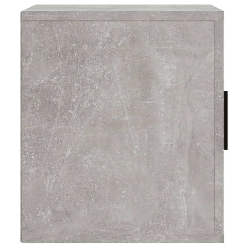 Meuble TV gris béton 100x35x40 cm en bois