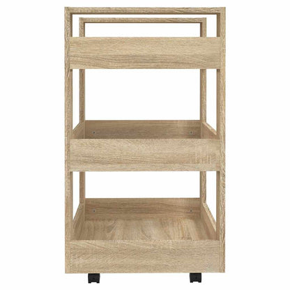 Küchenwagen Sonoma-Eiche 60x45x80 cm Holzwerkstoff