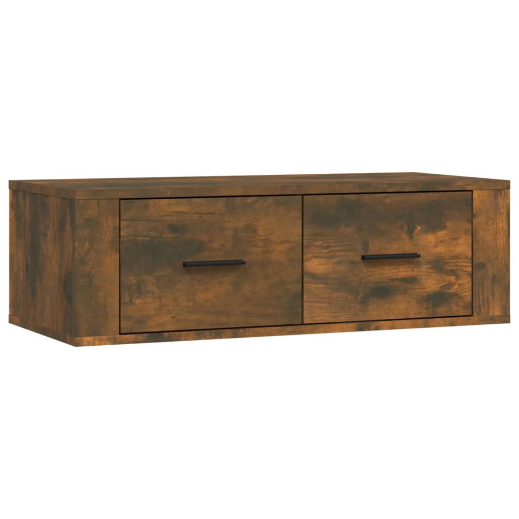 TV-Wandschrank Räuchereiche 80x36x25 cm Holzwerkstoff