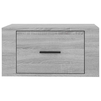 Wand-Nachttisch Grau Sonoma 50x36x25 cm