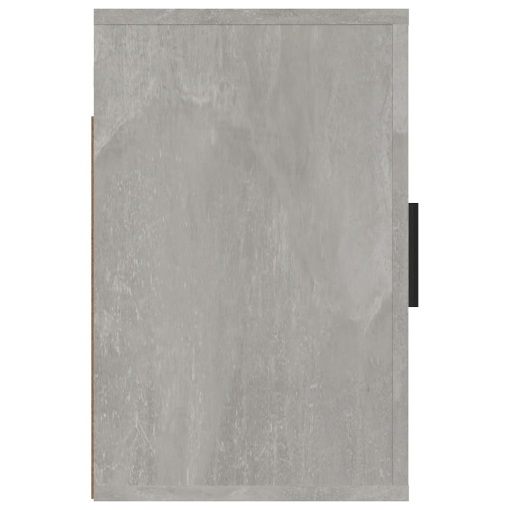 Tables de chevet murales 2 pcs gris béton 50x30x47 cm