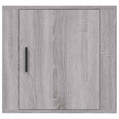 Wand-Nachttische 2 Stk. Grau Sonoma 50x30x47 cm