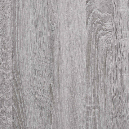 Wand-Nachttische 2 Stk. Grau Sonoma 50x30x47 cm