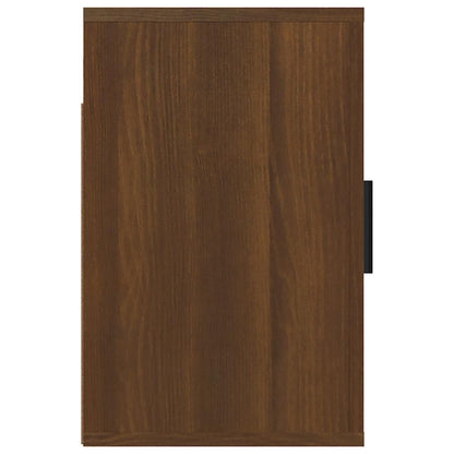 Wand-Nachttische 2 Stk. Braun Eichen-Optik 50x30x47 cm