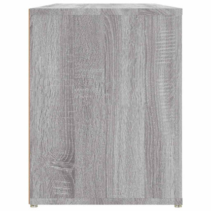 Schuhregal Grau Sonoma 100x35x45 cm Holzwerkstoff