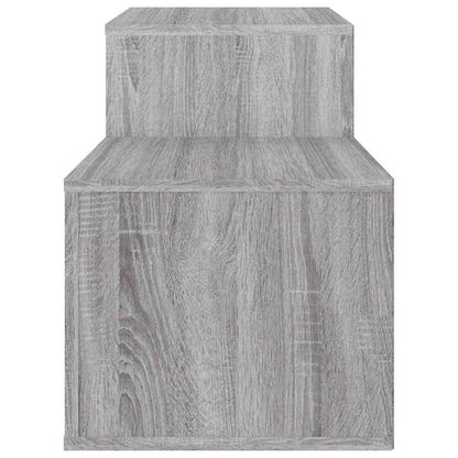 Schuhschrank Grau Sonoma 150x35x45 cm Holzwerkstoff