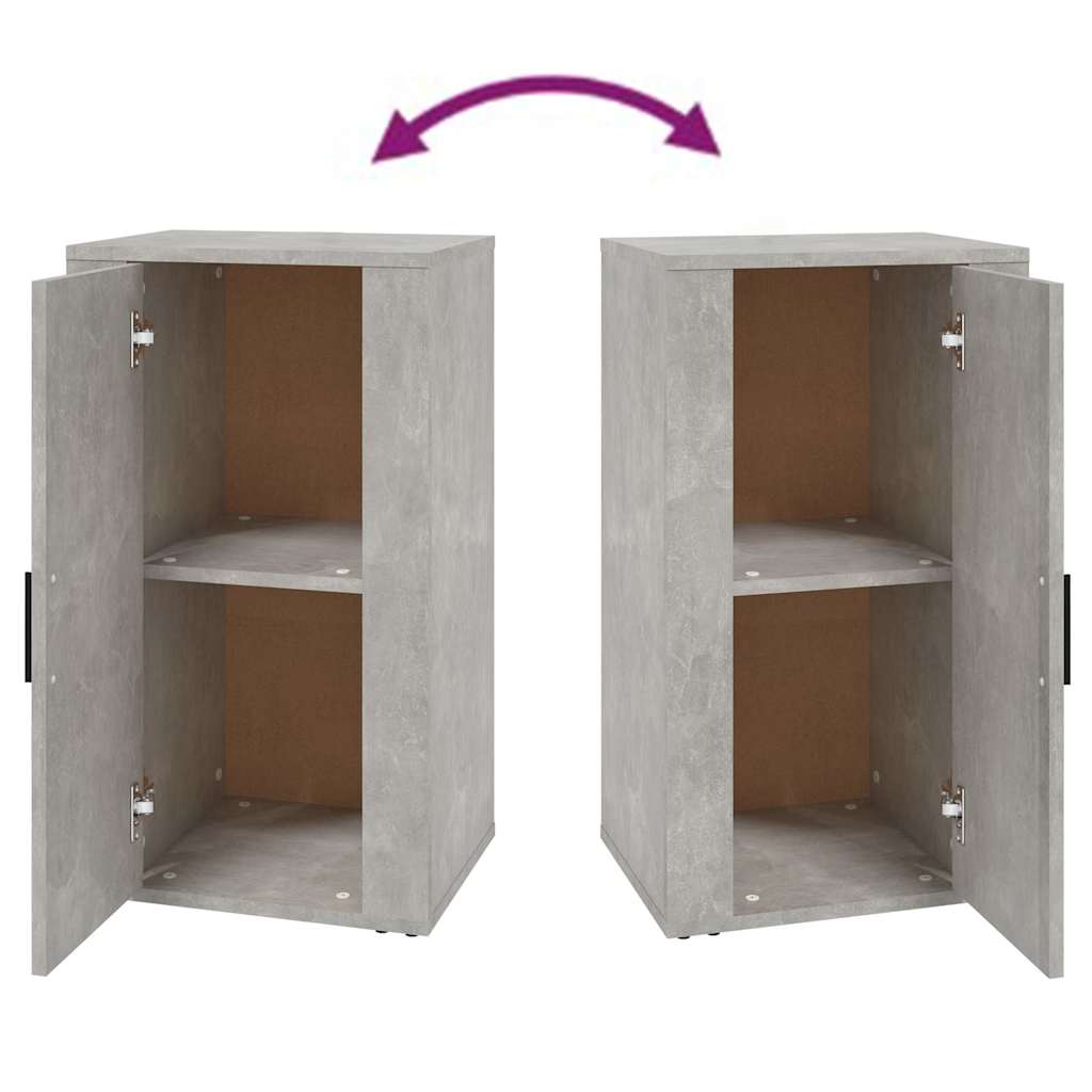 Sideboard Betongrau 40x33x70 cm Holzwerkstoff