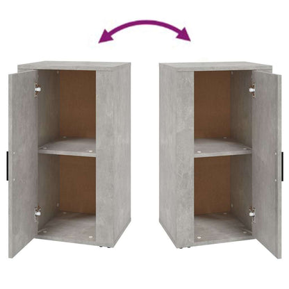 Sideboard Betongrau 40x33x70 cm Holzwerkstoff
