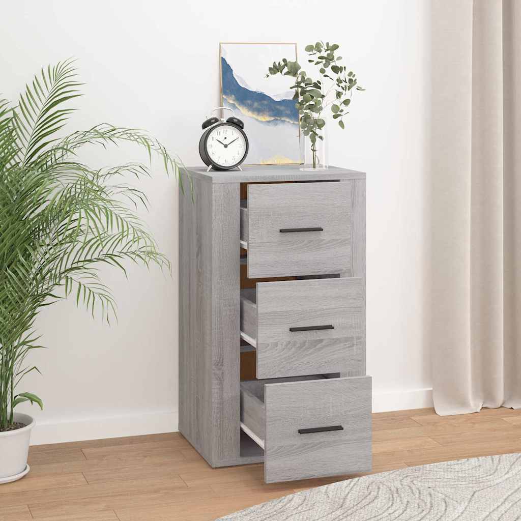 Sideboard Grau Sonoma 40x33x70 cm Holzwerkstoff