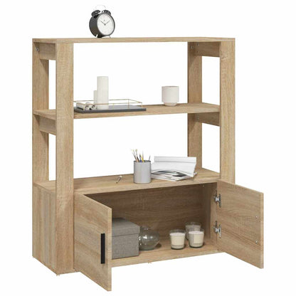 Sideboard Sonoma-Eiche 80x30x90 cm Holzwerkstoff