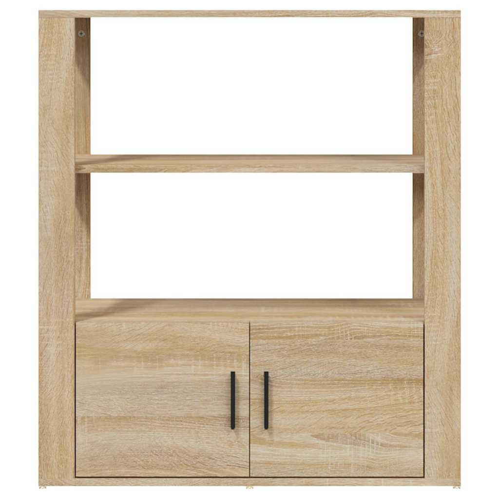 Sideboard Sonoma-Eiche 80x30x90 cm Holzwerkstoff