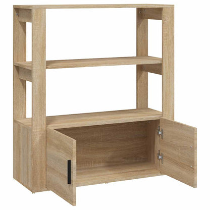 Sideboard Sonoma-Eiche 80x30x90 cm Holzwerkstoff