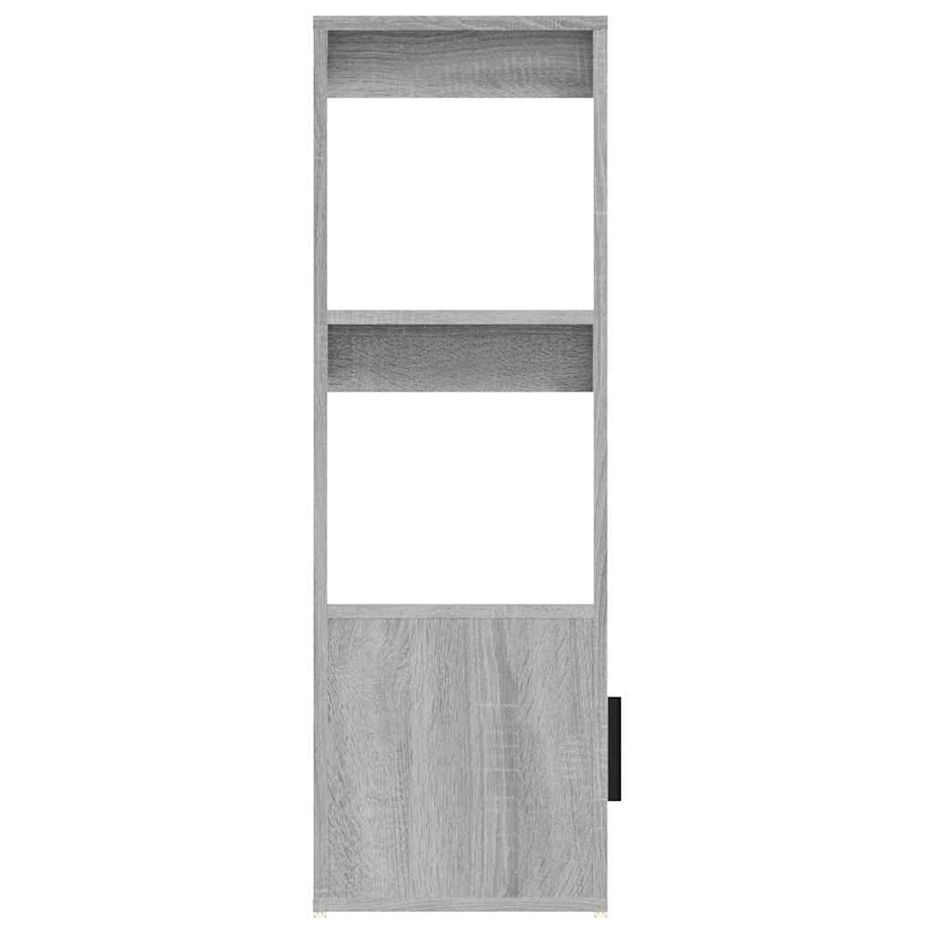 Sideboard Grau Sonoma 80x30x90 cm Holzwerkstoff