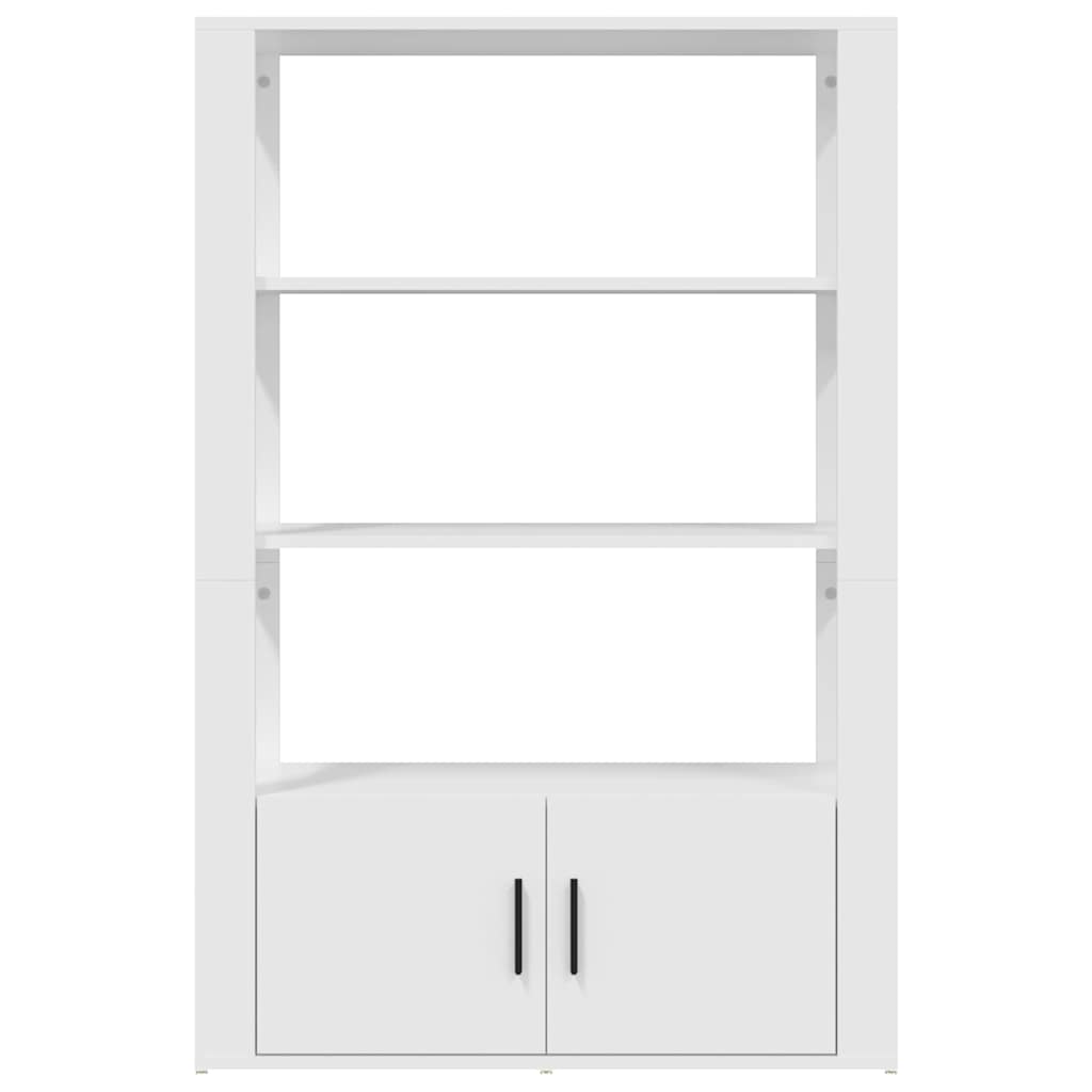 Sideboard Weiß 80x30x119,5 cm Holzwerkstoff