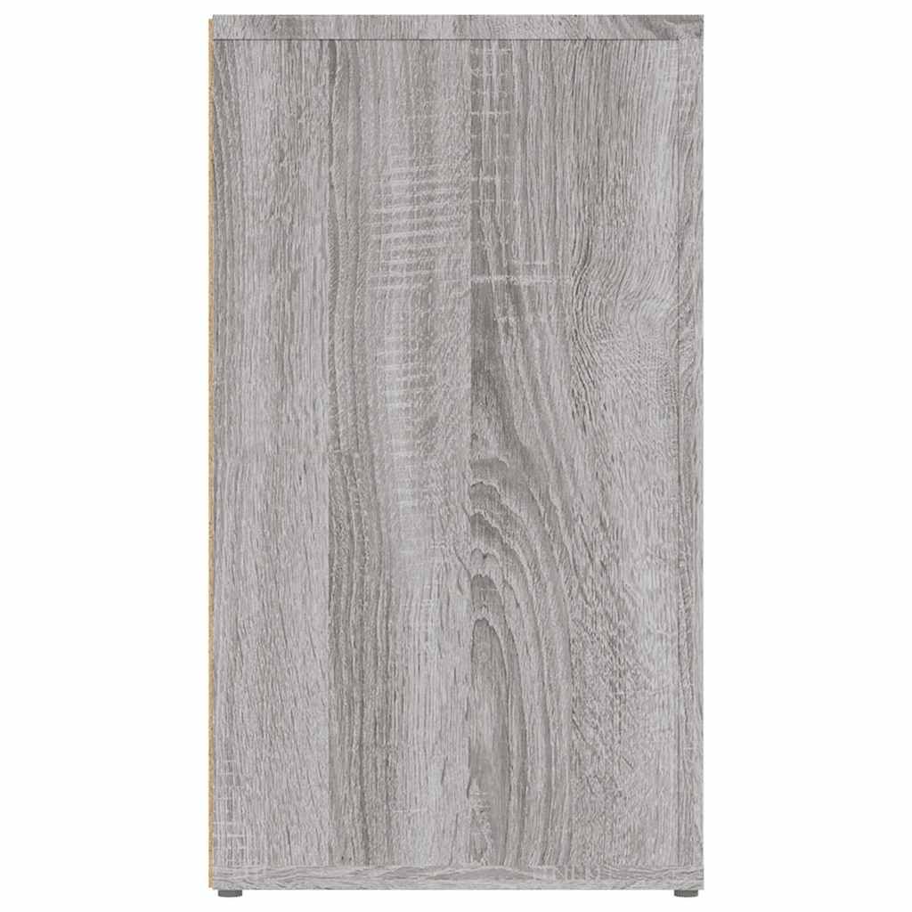 Sideboard Grau Sonoma 80x30x54 cm Holzwerkstoff