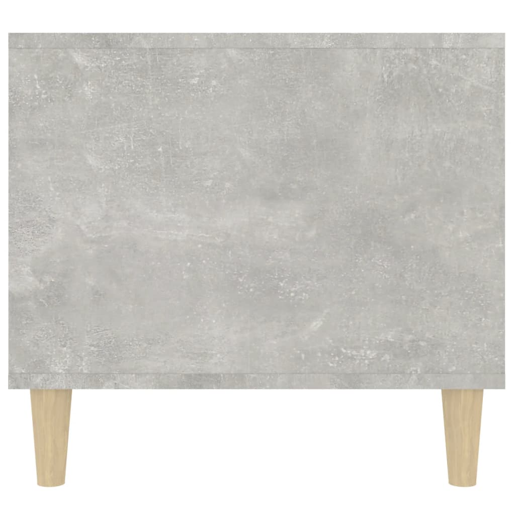 Table basse gris béton 90x49x45 cm en bois