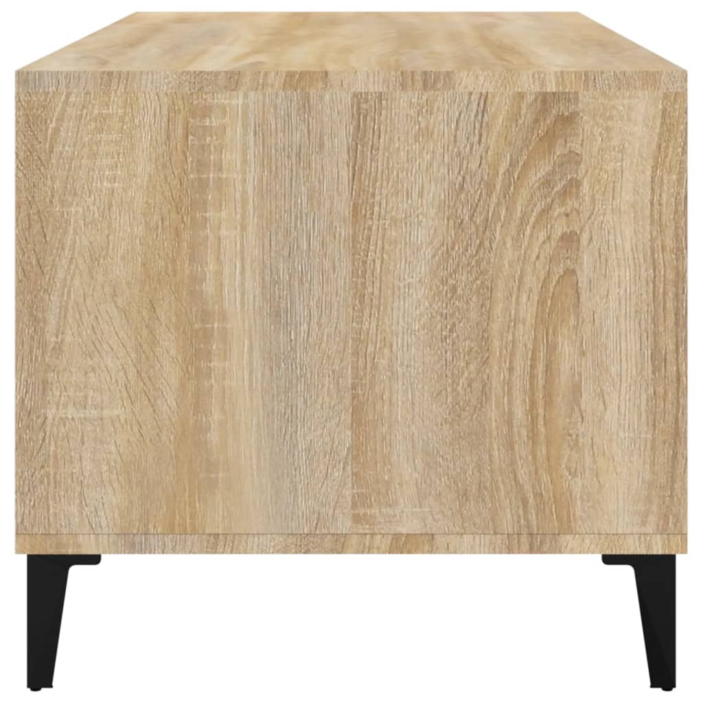Table basse chêne Sonoma 90x49x45 cm en bois