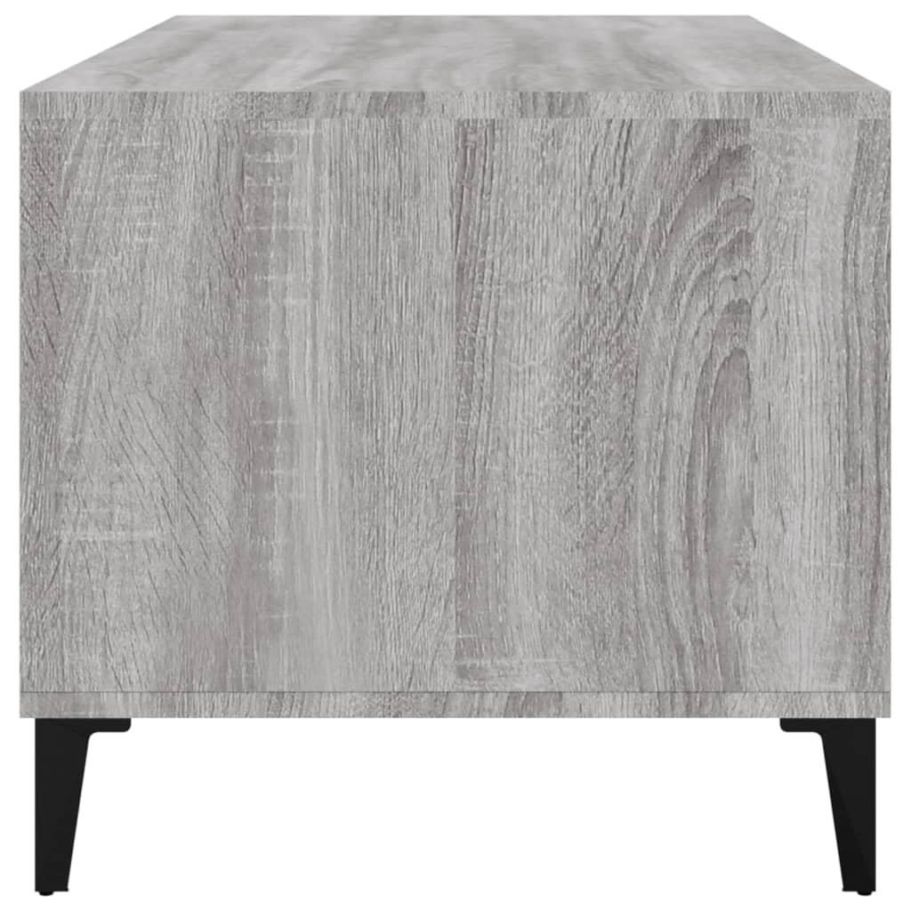 Table basse Sonoma grise 90x49x45 cm en bois