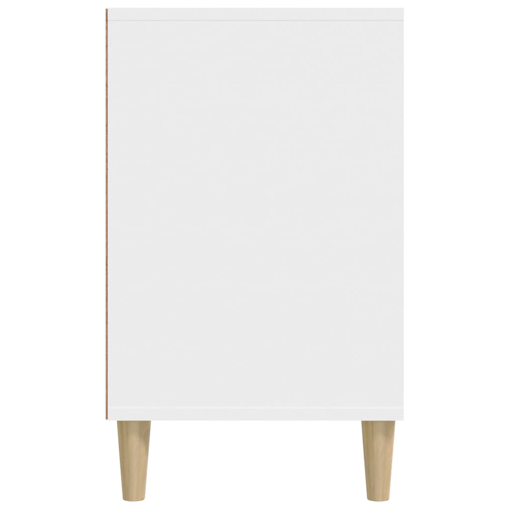 Étagère à chaussures blanc 102x36x60 cm en bois