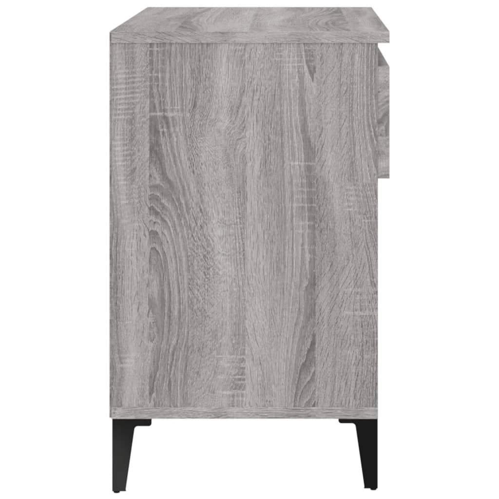 Shoe Rack Gray Sonoma 70x36x60 cm Wood Material