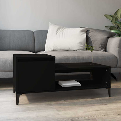Couchtisch Schwarz 100x50x45 cm Holzwerkstoff