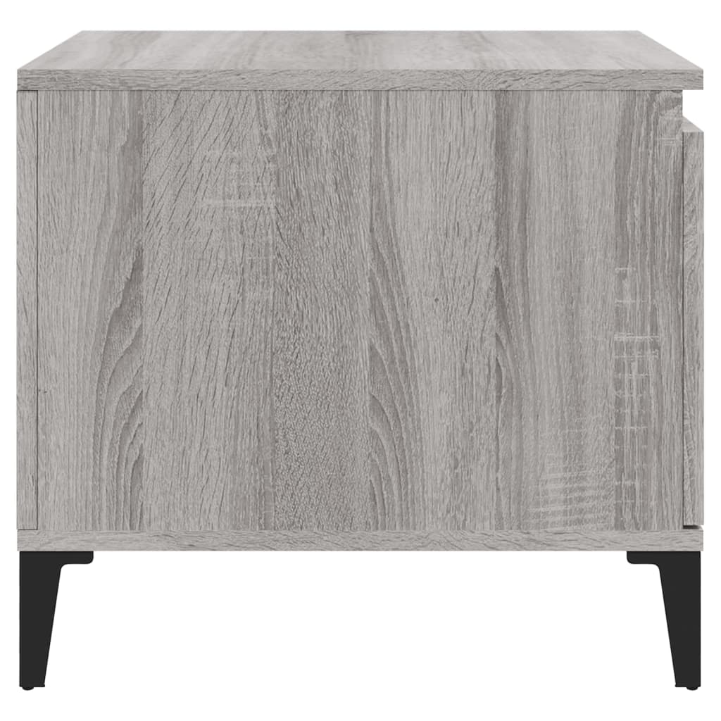 Table basse Sonoma grise 100x50x45 cm en bois