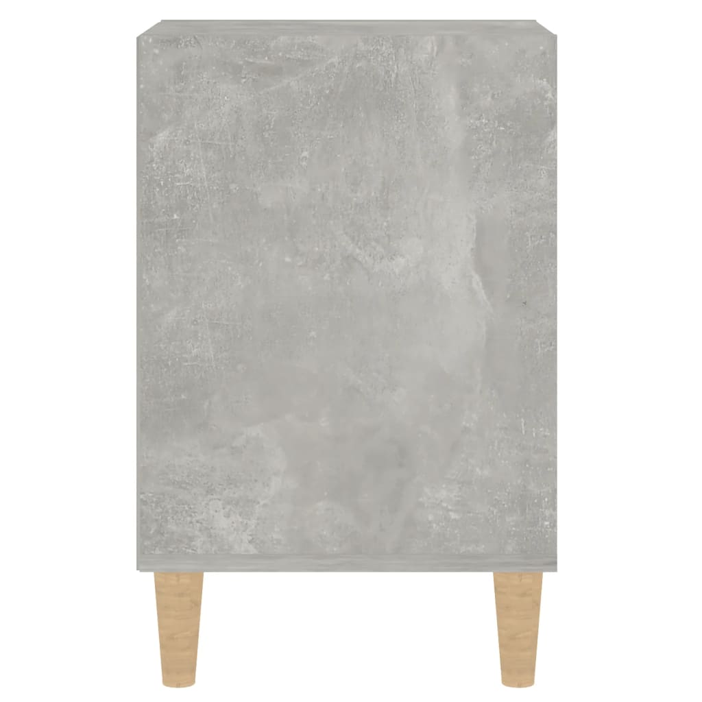 Meuble TV gris béton 100x35x55 cm en bois