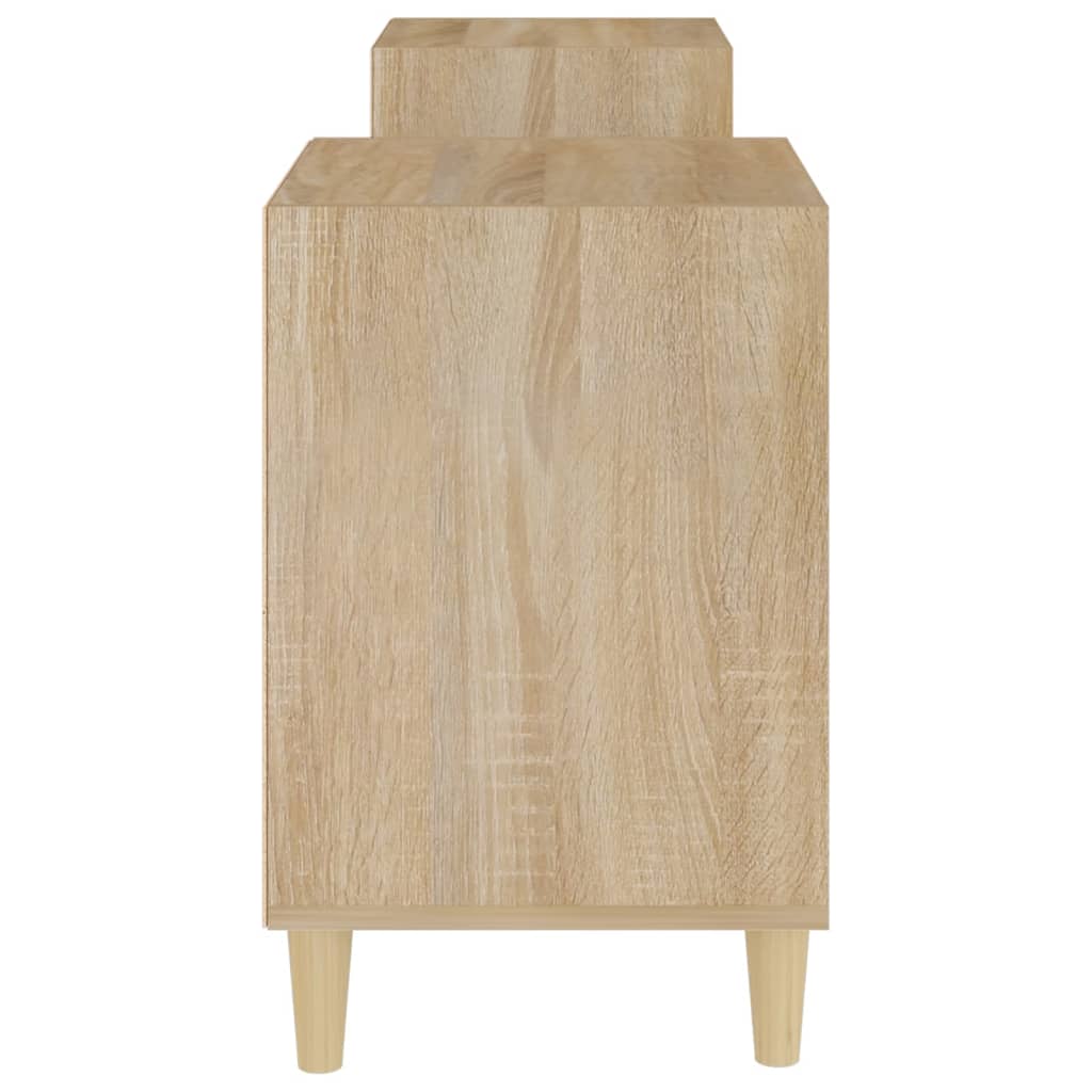 Meuble TV chêne Sonoma 160x35x55 cm matériau bois