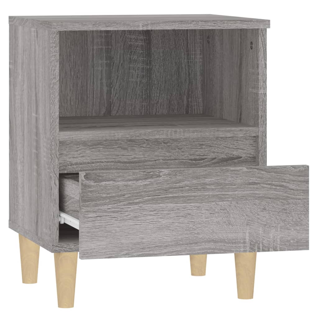 Table de chevet Gris Sonoma 40x35x50 cm