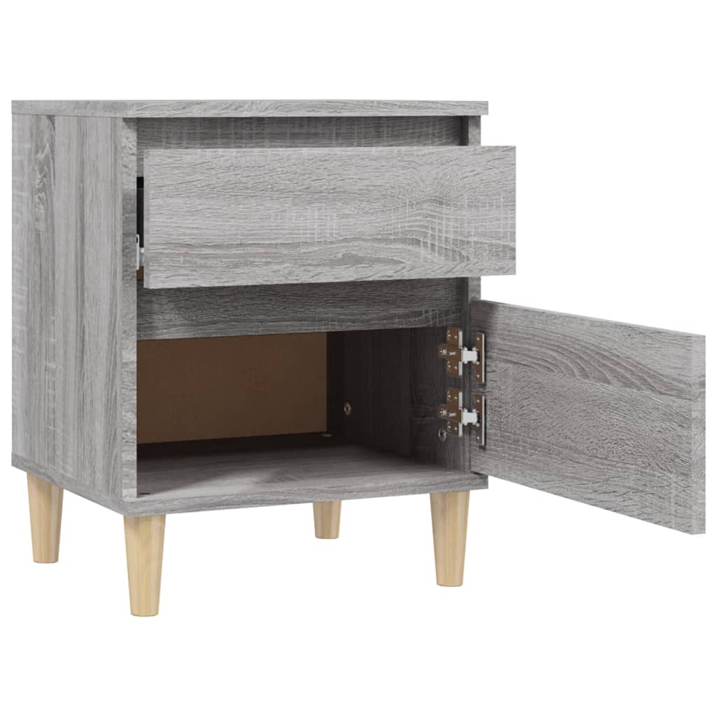 Table de chevet Gris Sonoma 40x35x50 cm