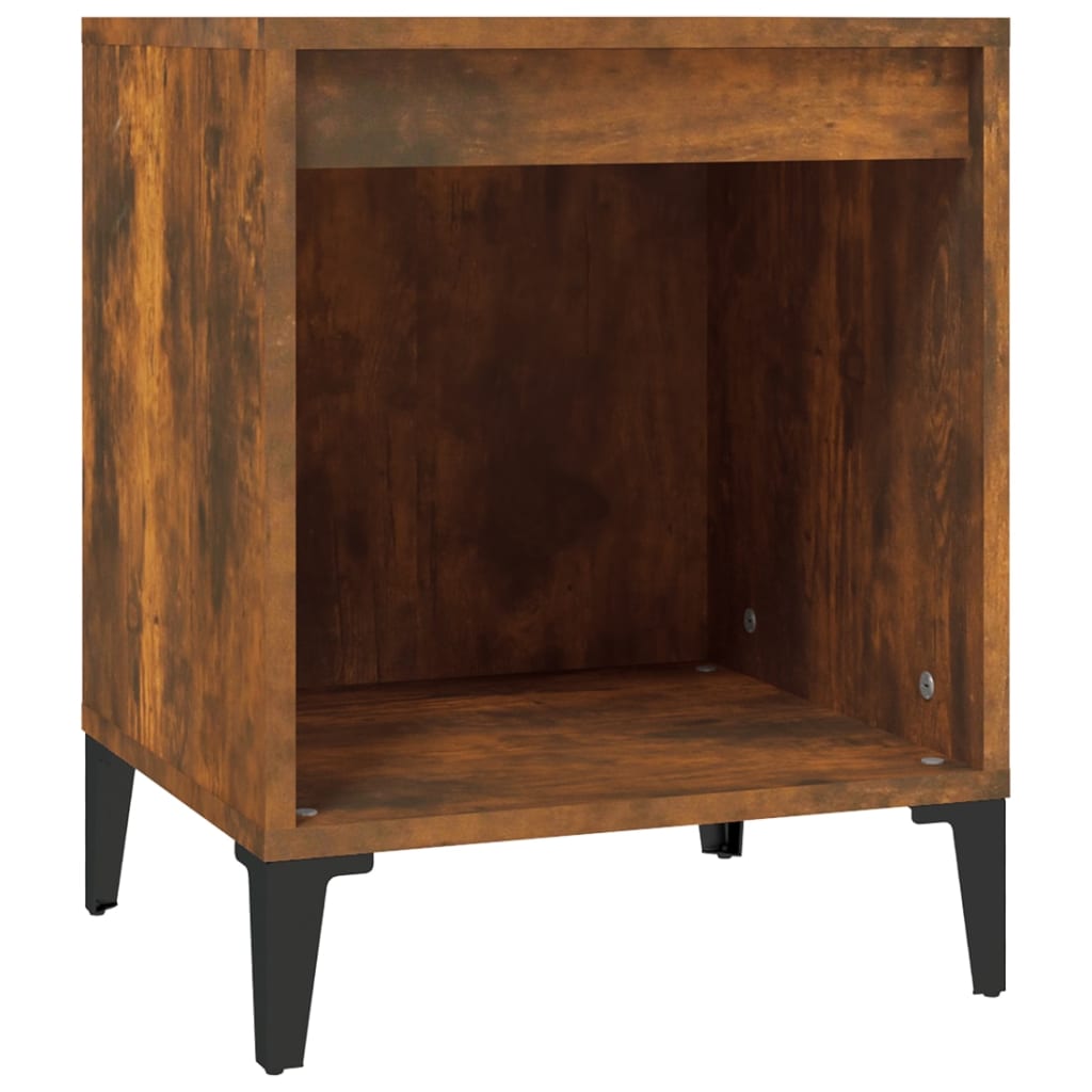 Bedside table smoked oak 40x35x50 cm