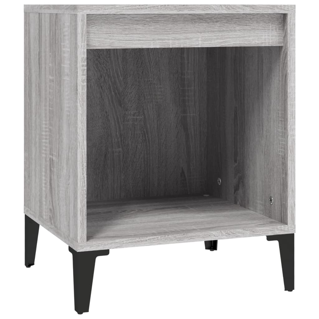 Table de chevet Gris Sonoma 40x35x50 cm