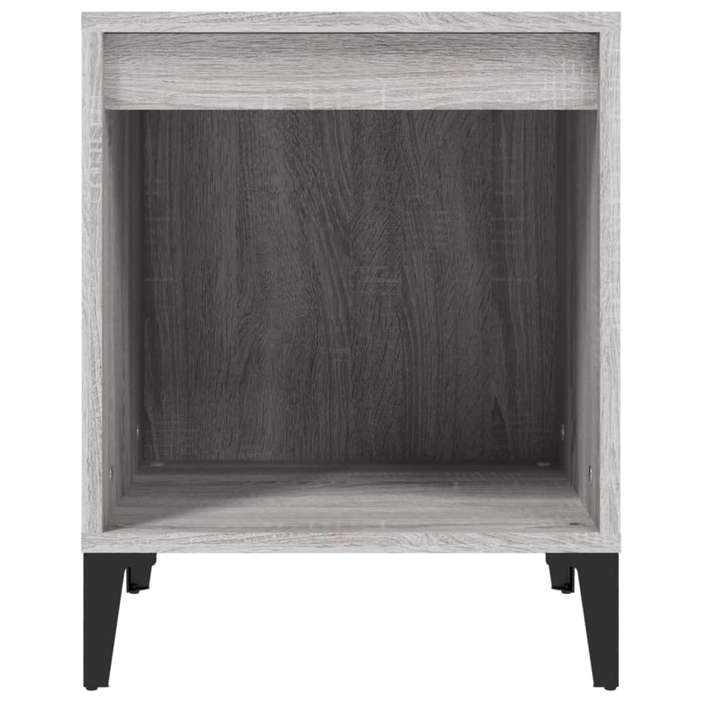 Table de chevet Gris Sonoma 40x35x50 cm