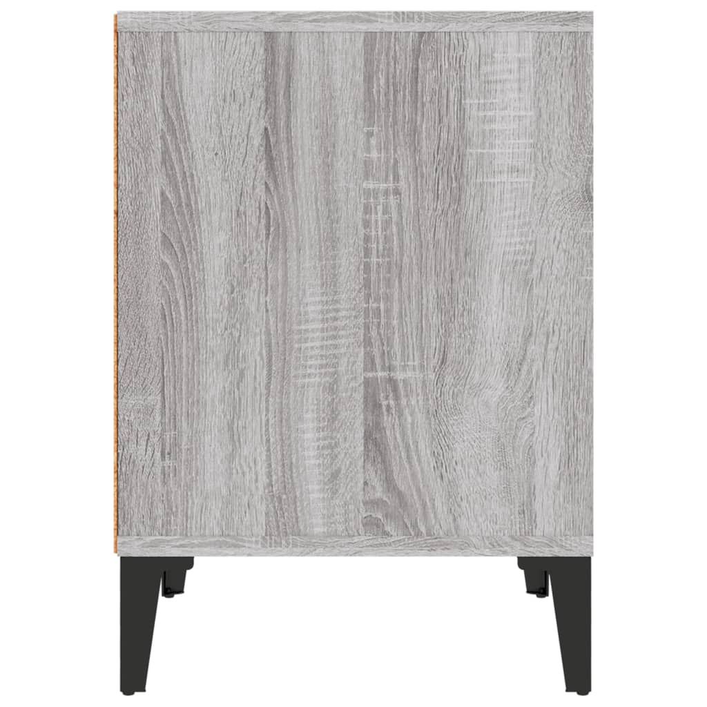 Table de chevet Gris Sonoma 40x35x50 cm