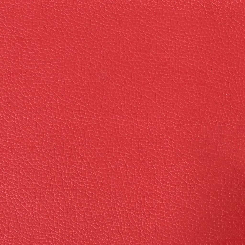 Gaming-Stuhl Schwarz und Rot Kunstleder