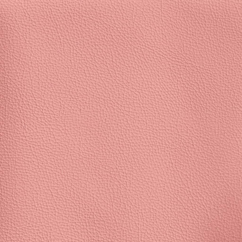 Gaming-Stuhl Weiß und Rosa Kunstleder