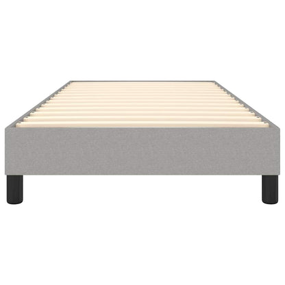 Boxspringbettgestell Hellgrau 80x200 cm Stoff