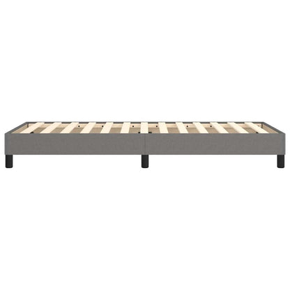 Boxspringbettgestell Dunkelgrau 80x200 cm Stoff