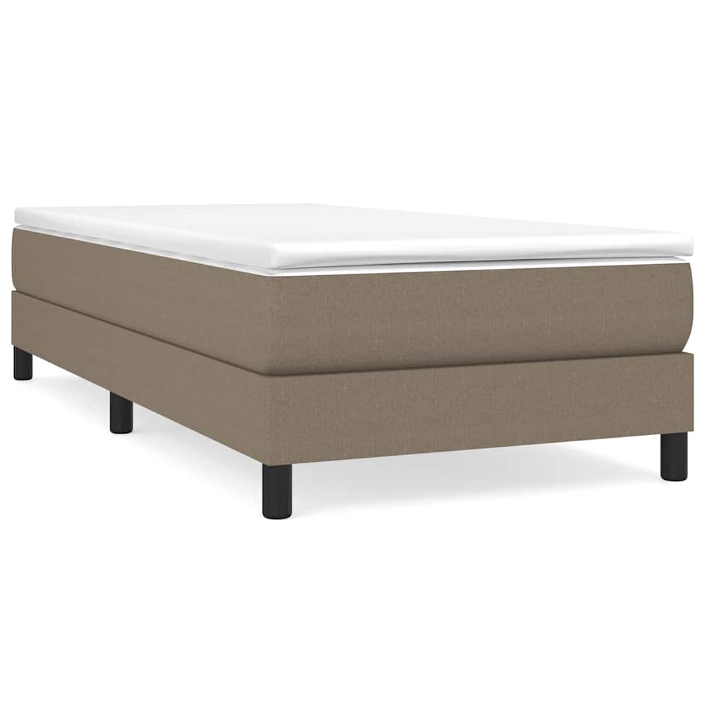 Boxspringbettgestell Taupe 80x200 cm Stoff