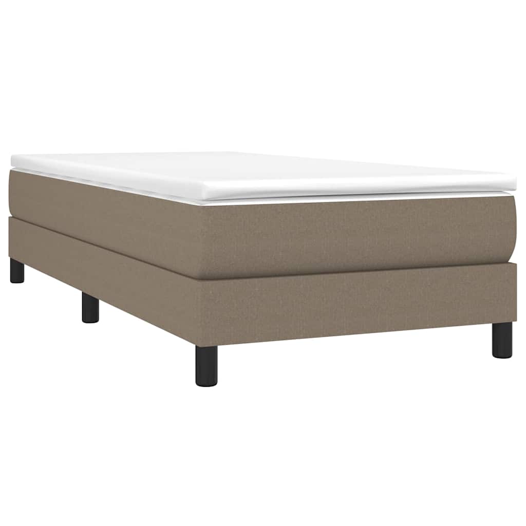 Boxspringbettgestell Taupe 80x200 cm Stoff